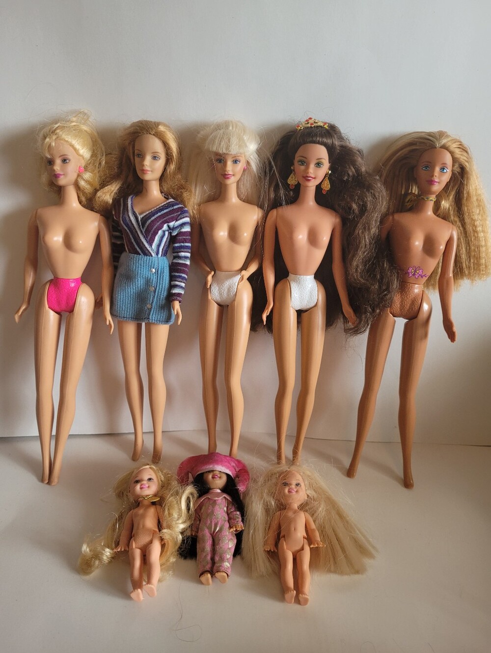 Vintage Barbie & Kelly Doll Lot Mattel Dolls Y2K